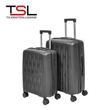 Чемодан TSL 2-037-02К темно-серый