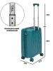 Чемодан TSL 2-037-03К бирюзовый<br /><span>Багаж</span>