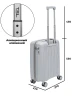 Чемодан TSL 2-037-03К светло-серый<br /><span>Багаж</span>