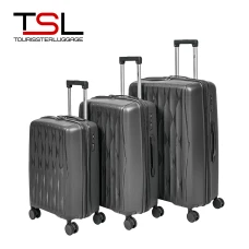 Чемодан TSL 2-037-03К темно-серый
