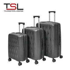 Чемодан TSL 2-037-03К темно-серый