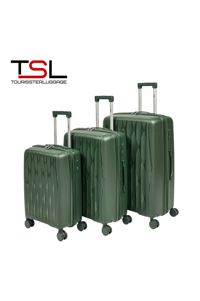 Чемодан TSL 2-037-03К темно-зеленый<br /><span>Багаж</span>