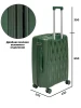 Чемодан TSL 2-037-03К темно-зеленый<br /><span>Багаж</span>