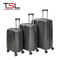 Чемодан TSL 2-038-03К темно-серый