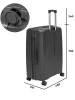 Чемодан TSL 2-038-03К темно-серый<br /><span>Багаж</span>