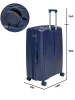 Чемодан TSL 2-038-03К темно-синий<br /><span>Багаж</span>