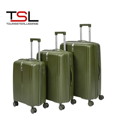 Чемодан TSL 2-038-03К темно-зеленый