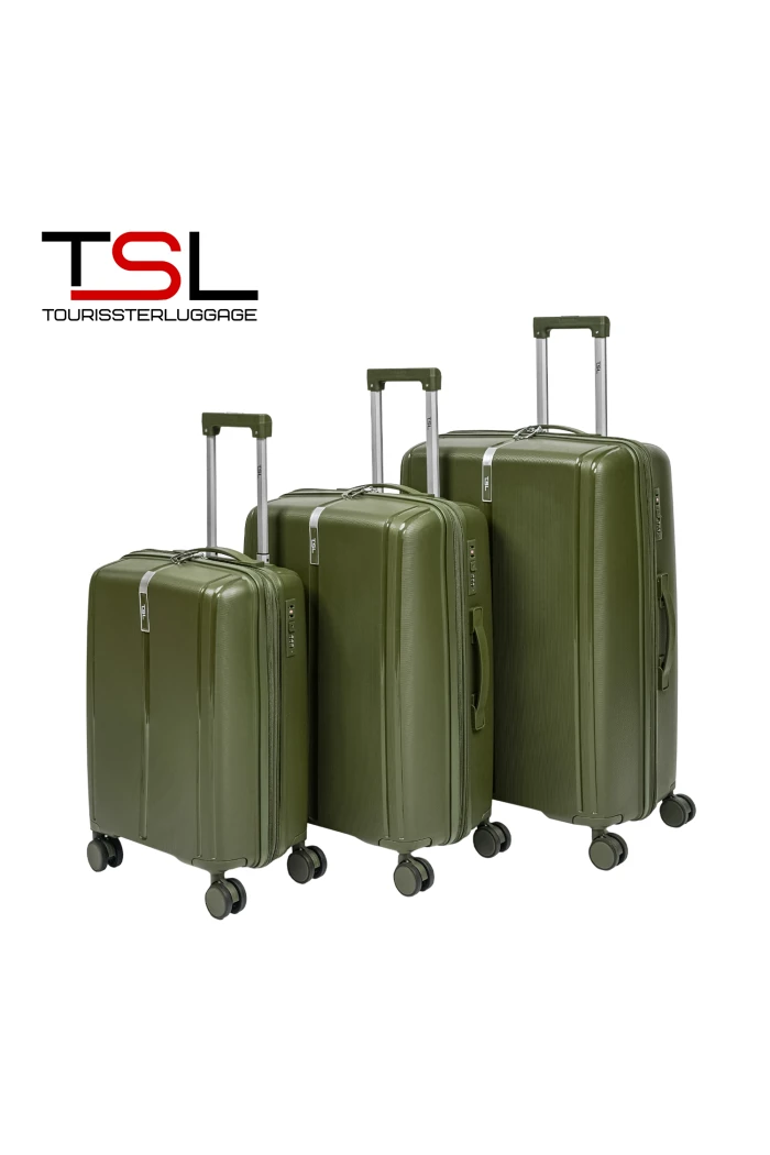 Чемодан TSL 2-038-03К темно-зеленый<br /><span>Багаж</span>