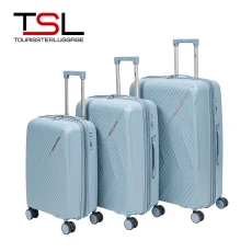 Чемодан TSL 2-039-03К голубой