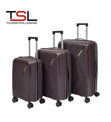Чемодан TSL 2-039-03К коричневый