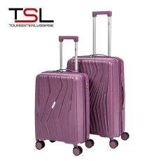Чемодан TSL 2-041-02К фиолетовый