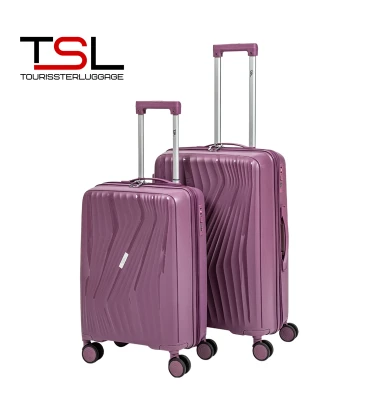 Чемодан TSL 2-041-02К фиолетовый