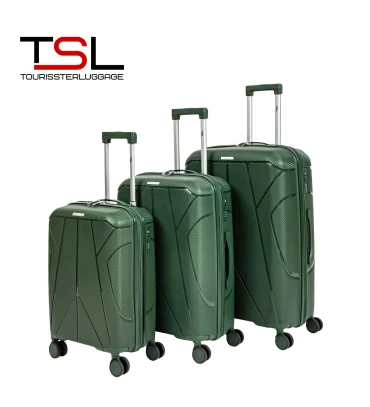 Чемодан TSL 2-042-03К зеленый