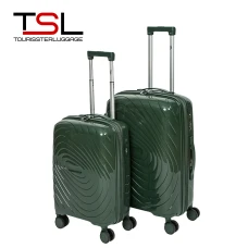 Чемодан TSL 2-044-02К темно-зеленый