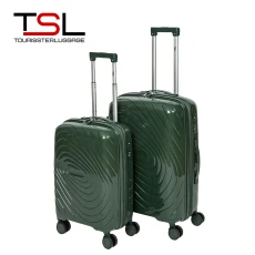 Чемодан TSL 2-044-02К темно-зеленый