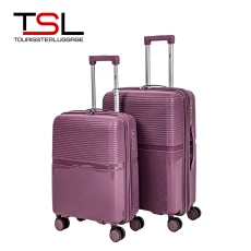 Чемодан TSL 2-045-02К фиолетовый