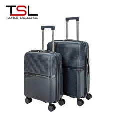 Чемодан TSL 2-045-02К серый