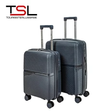 Чемодан TSL 2-045-02К серый