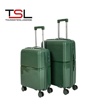 Чемодан TSL 2-045-02К зеленый