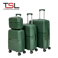 Чемодан TSL 2-045-04К зеленый