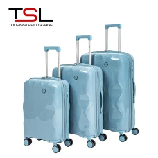 Чемодан TSL 2-046-03К голубой