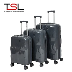 Чемодан TSL 2-046-03К серый